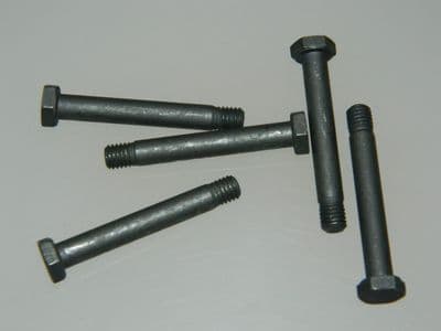 5 x M5 Bolts Hex Head Aluminium Length 36mm [F12]