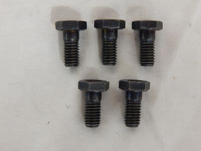 5 x M6 Aircraft Bolts, Steel, 3mm Grip, Hex Head, P/No. EN2859-06003B [GR2B-13]