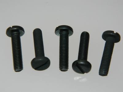 5 x M6 Pan Head Slotted Machine Screws Length 2.5cm Part 56 -1366 [B1]