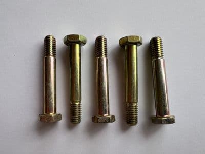 5 x M6 Steel Bolt Cadmium Plated 3.8cm Long Metric Bolts Screw [G6]