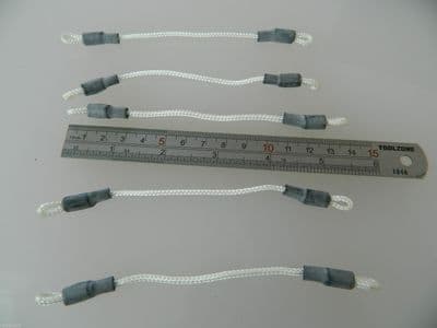 5 x Nylon Loop Ended Retaining Cords Cord Length 14cm Part  DHS1155D5D [E6]