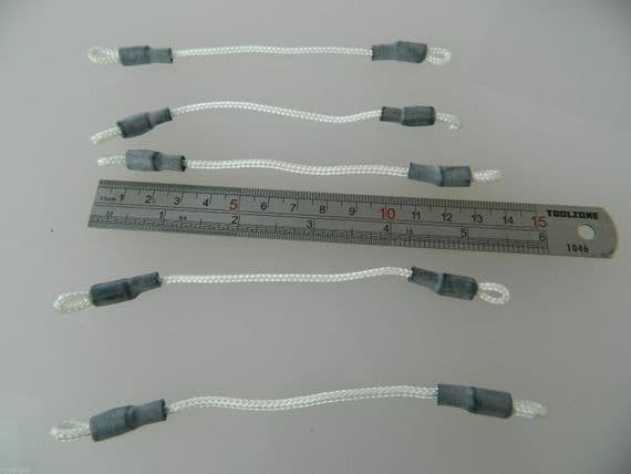 5 x Nylon Loop Ended Retaining Cords Cord Length 14cm Part  DHS1155D5D [E6]
