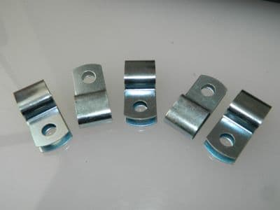 5 x  P Clips Perkins Engine Part CV1917 10mm x 19mm P Slot Plated Steel [V6]