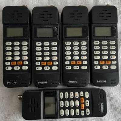 5 x Philips Simoco LP70 Radio Walkie Talkie [CL5A]