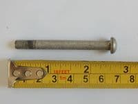 5 x Round Head Steel Aircraft Bolts, 1/4