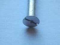 5 x Slotted Head CSK Aircraft Bolts, 1/4