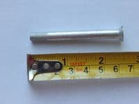 5 x Slotted Head CSK Aircraft Bolts, 1/4