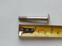 5 x Slotted Mushroom Head Aircraft Bolts, 1/4