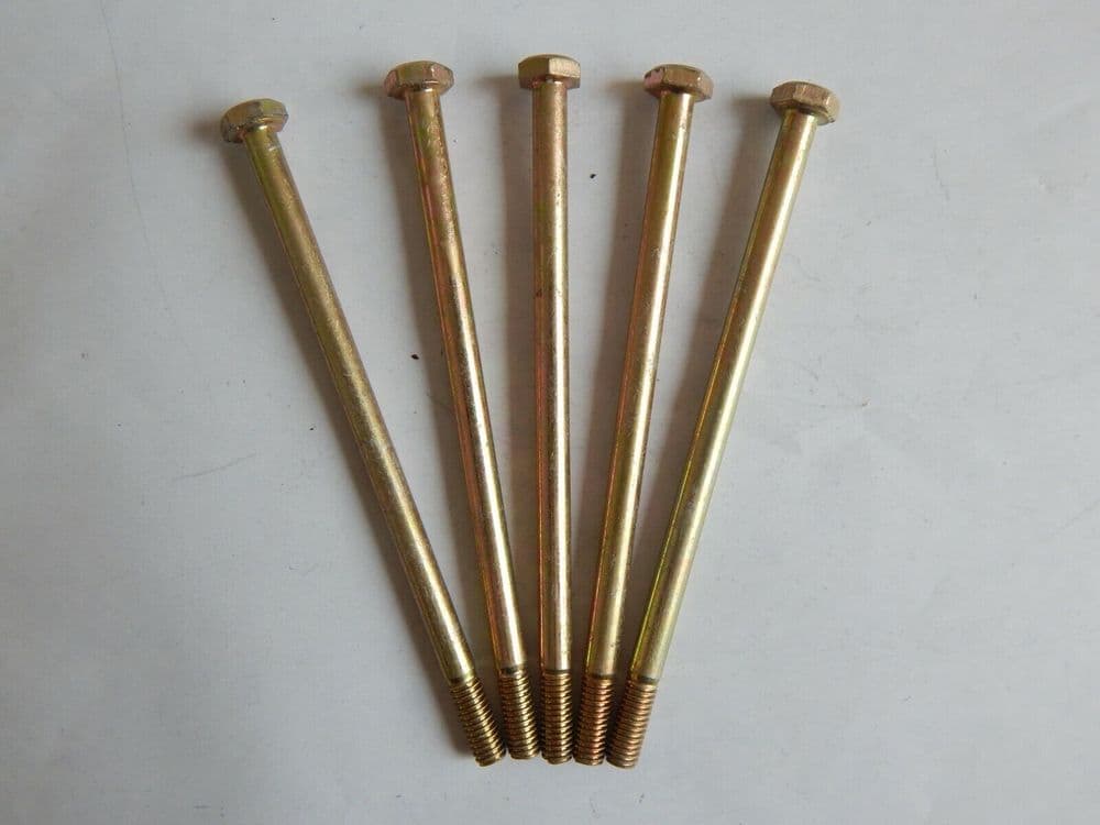 2ba Thread 5 x Steel Hex Head Aircraft Bolts 2BA Thread 3 1