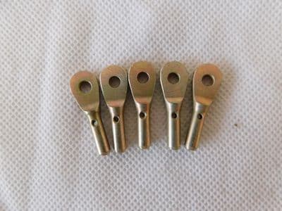 5 x Swaged Cable 5CWT. Eye Ends, SP37-A [CN1A-2]