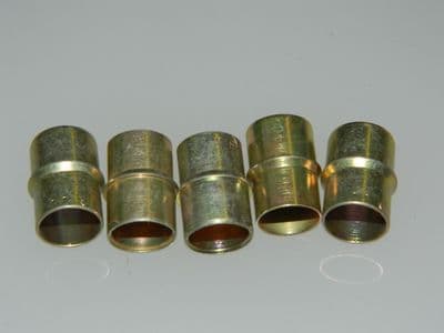 5 x Tube Sleeve Clinch Fitting Total Length: 16.78mm MS21922-6 [C1]