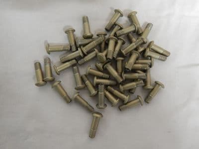 50 x M6 Threaded Aircraft Pin Rivets, 12mm Grip, Part No. JN0013-0612 [GR2B-13]