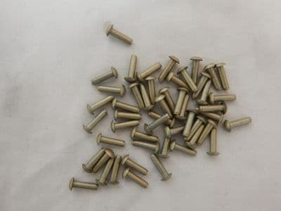 50 x Solid Aircraft Rivets, 3mm Diameter, 11mm Length, JN0118R030011 [GR2B-9]