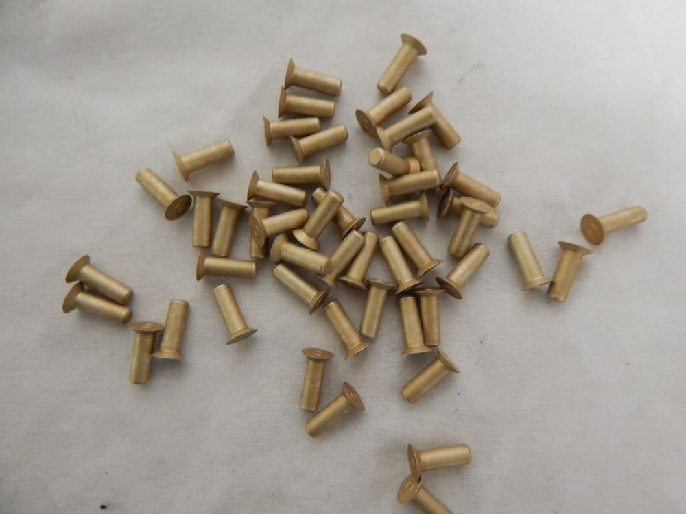 50 x Solid Aircraft Rivets 4mm Diameter Aluminium DIN65258-A40120K GR2B-7