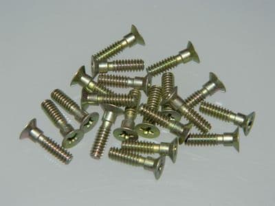 6-32 UNC Bolts CSK Shouldered Cross Head Steel Length 9/16