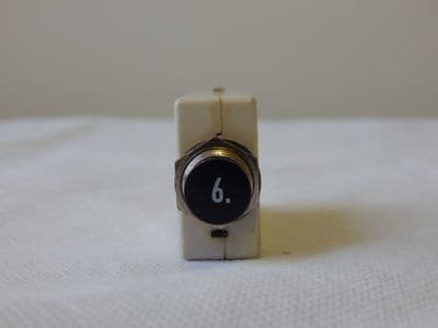 6A, E-T-A, 6 Amp Aircraft Circuit Breaker, Part No. 412-K54-FN2  [1R2B]