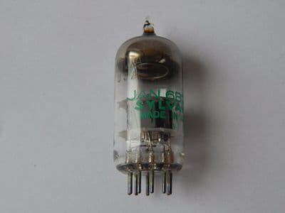6BQ7A, Sylvania Electronic Tube, Part No. JAN 6BQ7A [3R1E, EC60]