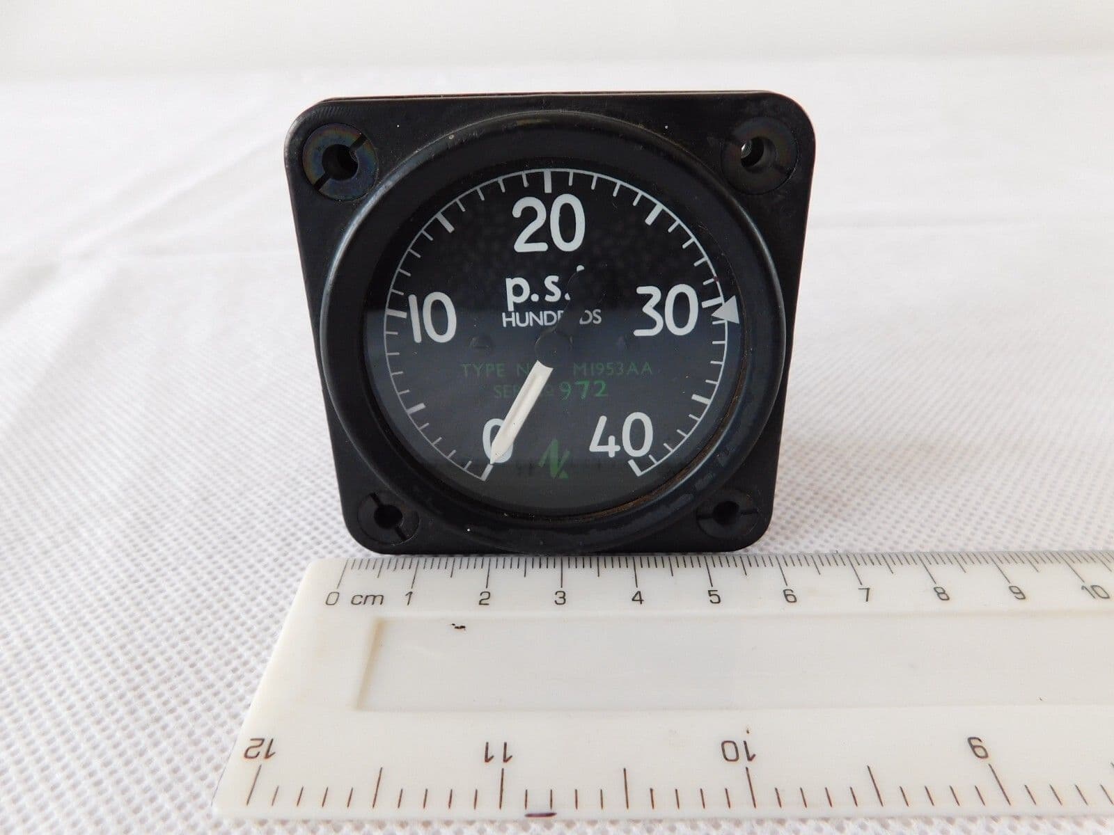 Aircraft 0-400 PSI Pressure Gauge Type M1953AA D6B