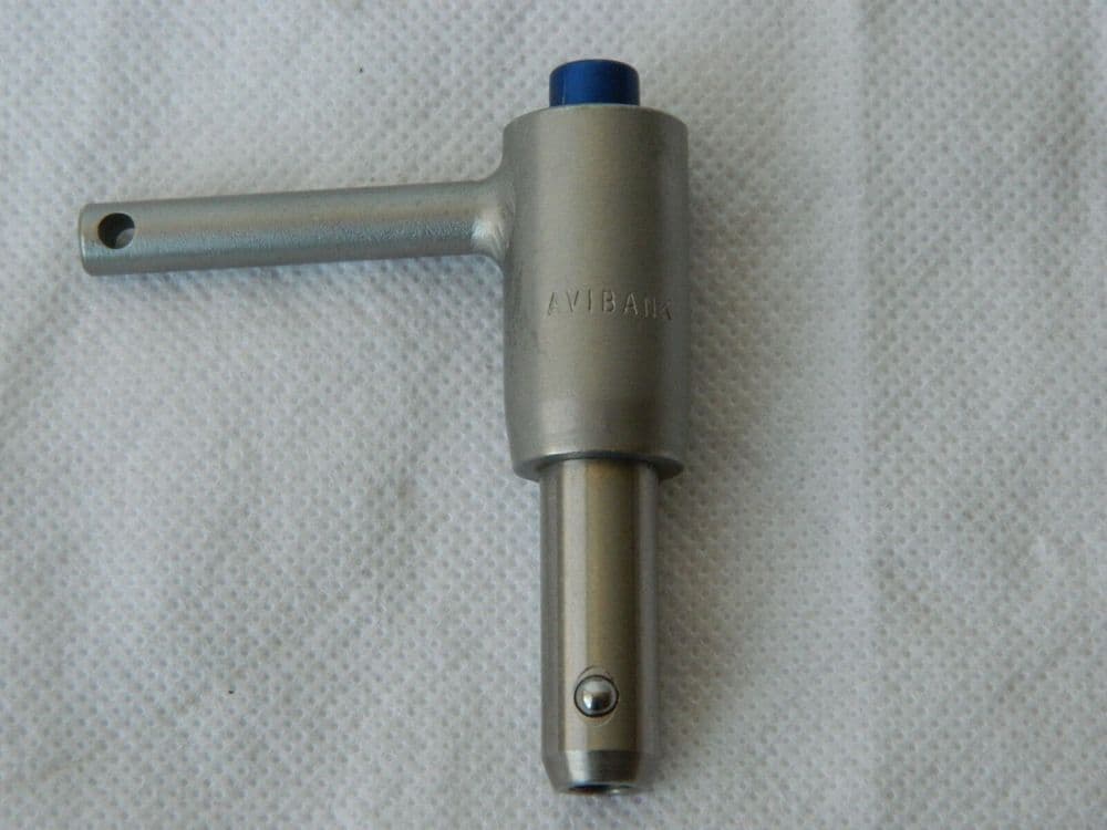 Aircraft Avdel Pip Pin 10mm Diameter 18mm Grip Length Quick Release 1R4B