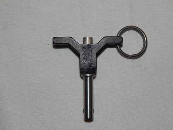 Aircraft AVK Push Pip Pin, Quick Release Pin, 1/4