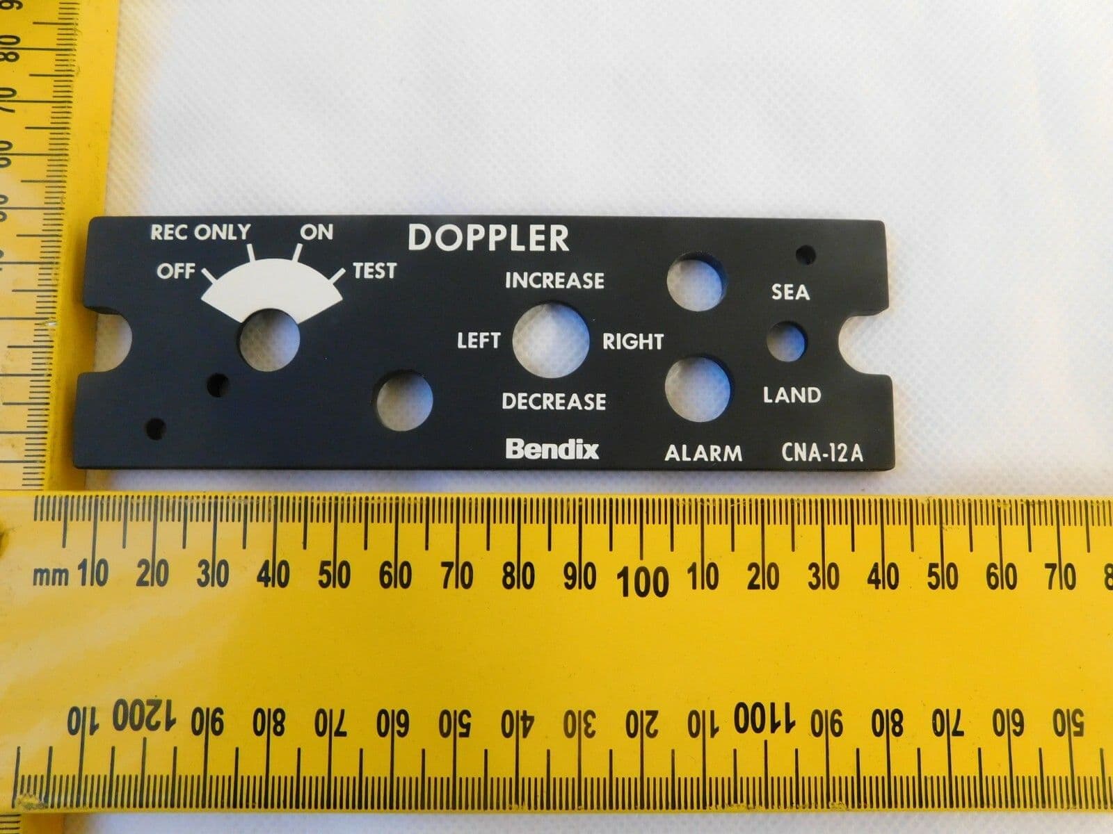 Aircraft Bendix CNA-12A Front Control Panel 1R5D