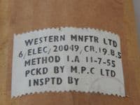 Aircraft Cockpit Anti Ice Rotary Switch As Used In Canberra Aircraft [1R10C]