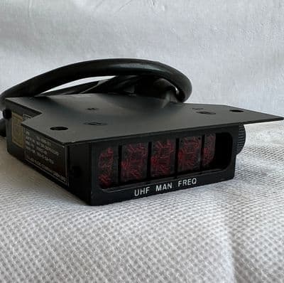 Aircraft Collins Radio UHF Remote Frequency Indicator, RI-5502 [1R8D]