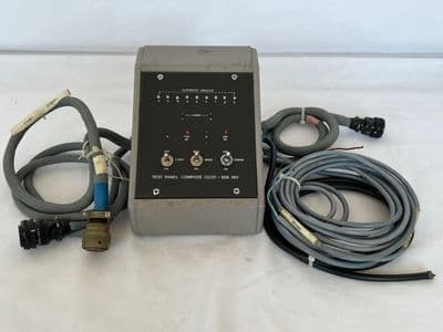 Aircraft Compass Test Panel CG121-506, With Cables and Connectors [D5E]