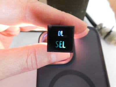 Aircraft 'DL SEL' Push Button Switch, Part No MFR 08719 [D6B]