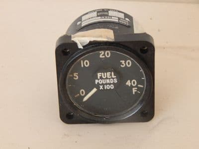 Aircraft Fuel Gauge, Range: 0-40000 Pounds, Type: AG58 [1R2D]