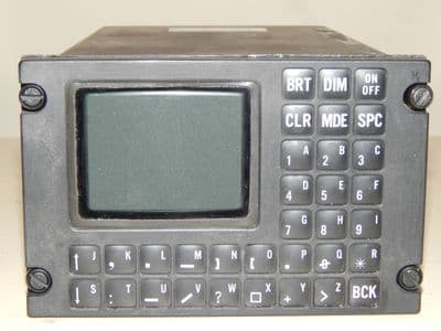 Aircraft GPS CDU Mini Control Display Unit, Si Ads Inc., P/No 2183-05-03 [1R2B]