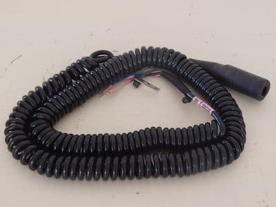 Aircraft Headset Nato Female Jack Plug With Coiled Lead, Headset Cable [1R11A]