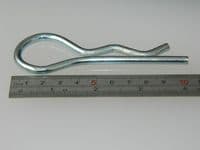 Aircraft Locking Pin, BZP Plated Mild Steel, Length 105mm, Wire Diam 5mm [i14]