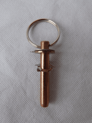 Aircraft Locking Pin, Remove Before Flight Flag, Diam 5/16