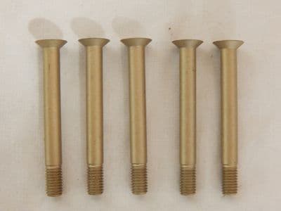 Aircraft M5 Machine Bolts x 5, Cross Head, 34mm Grip, DIN65179-05036Z [GR2B-8]