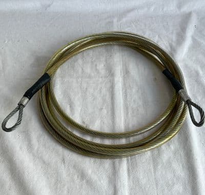 Aircraft Materials Ltd Protected 6m Wire Rope Cable 4.5m Long [1R8B2]