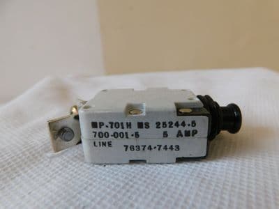 Aircraft Mechanical Products 5 Amp 5A Circuit Breaker [1R6B]