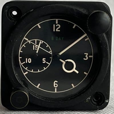 Aircraft MK5 8 Day Clock, Part No. SF10TFC01 [1R8C]