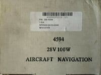 Aircraft Navigation Anti-Collision Lamp Bulb, 28V, 100W [GR402C]