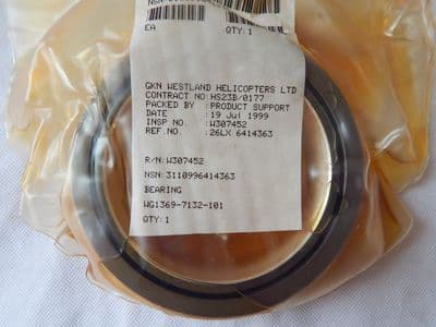 Aircraft Needle Roll Bearing WG1369-7132-101 Ref No 26LX/6414363 [AB2]