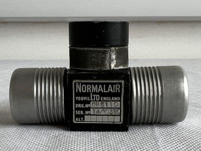 Aircraft Normalair Inflation Pressure Limiting Valve Oxygen 6D/2454 [1R9C]