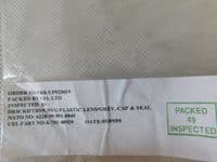 Aircraft NVG Grey Lens Cap And Seal, Part No 6-701-48920 [D4B]