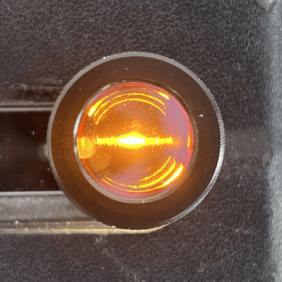 Aircraft Oxley Large Amber/Pink Lamp Indicator [D4C]