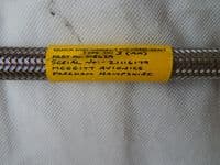 Aircraft Oxygen Equipment, Quick Release Oxygen Supply Hose, Ref: HTE8715 [1R8E]