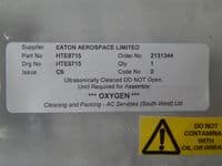 Aircraft Oxygen Equipment, Quick Release Oxygen Supply Hose, Ref: HTE8715 [1R8E]
