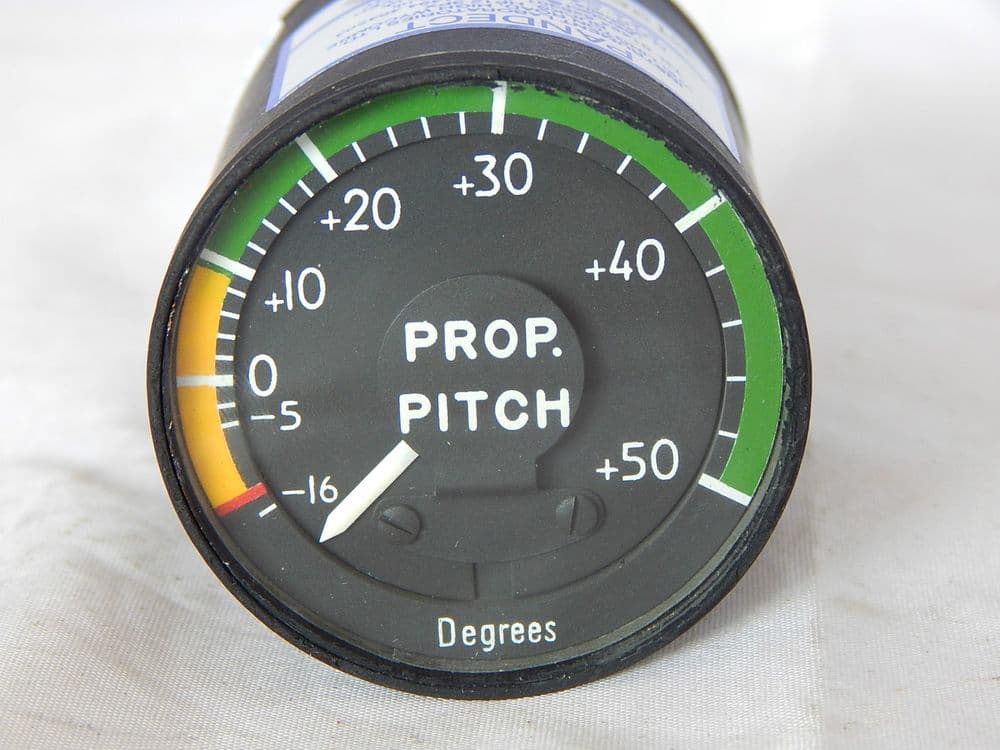 Aircraft Propeller Pitch Indicator Gauge Part No 4420210 1R2B
