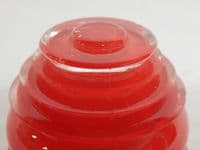 Aircraft Red Dome / Globe, Lens / Light Cover, Glass, 6.5cm Diameter [GR2D]