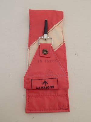 Aircraft Remove Before Flight Protective Plug Flag With Reflective Stripe [1R4B]