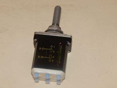 Aircraft Toggle Switch DPDT As Used In Tornado Aircraft Part PAN6535-2OS [1R1B]