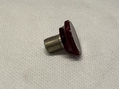 Aircraft Type A41 Knob Pushbutton Lamp, Red, Part No. A3478A [GR383B]